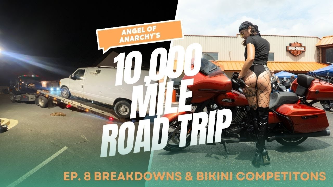 10,000 MILE ROAD TRIP - PART 8 BREAKDOWNS & BIKINI CONTESTS WITH BIKINI COAST INTERNATIONAL