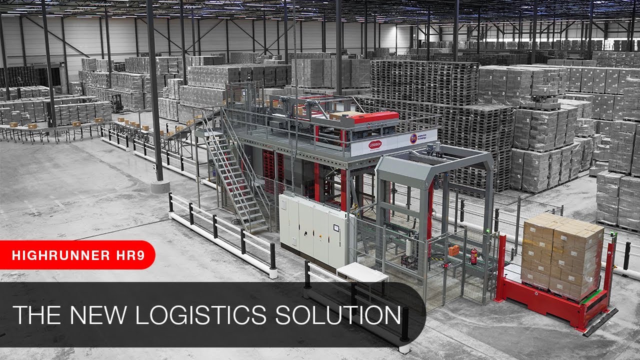Qimarox Palletizer Casestudy Highrunner HR9 - Logistics Palletizer
