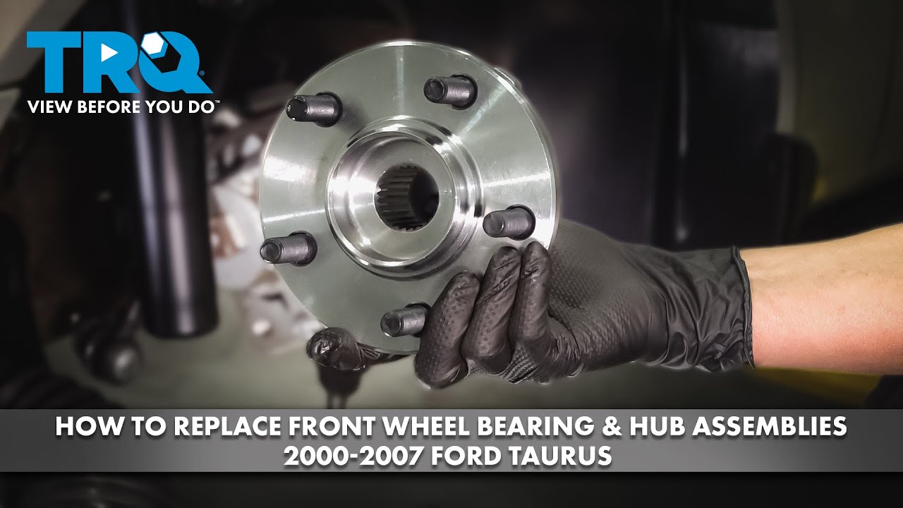 How to Replace Front Wheel Bearing & Hub Assemblies 2000-2007 Ford Taurus