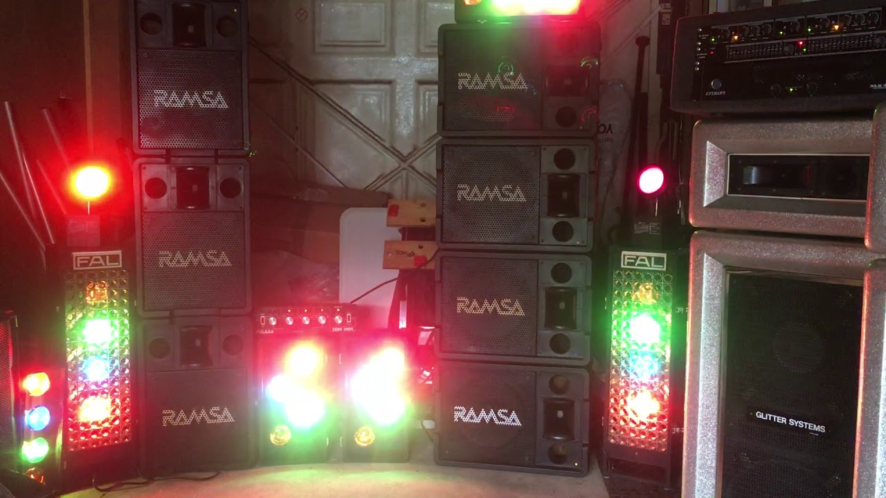 Vintage Disco Light Show, Custom 1400w Sound & Glitter Speaker&rsquo;s