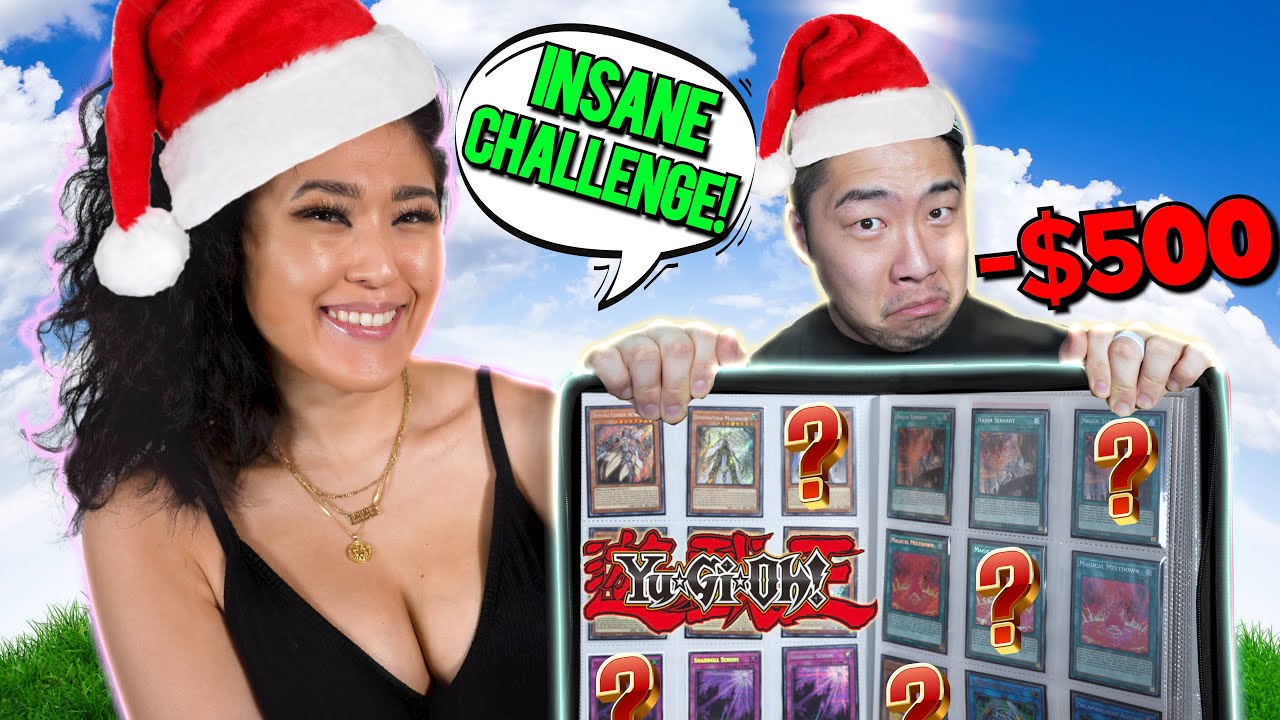 Winner GIVES IT AWAY?! She Challenged me to the build the ULTIMATE Yu-Gi-Oh BINDER!