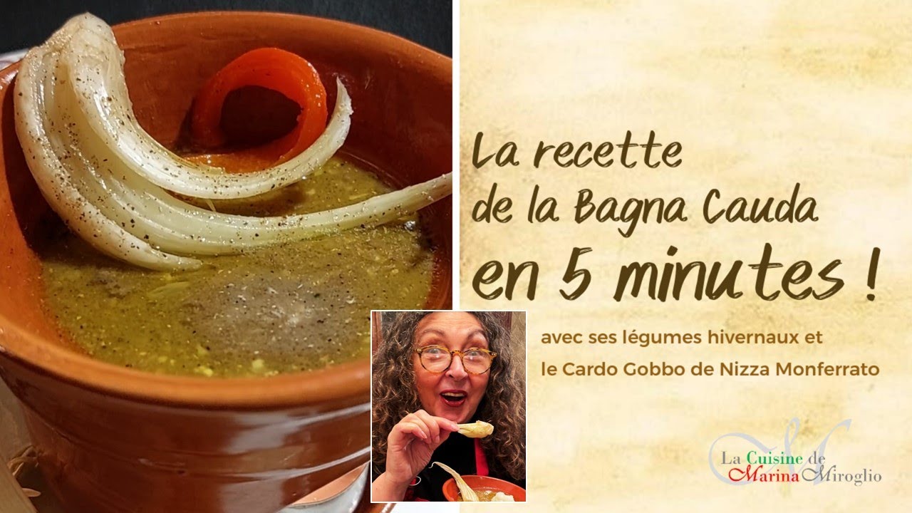 LA RECETTE EN 5 MINUTES de la Bagna Cauda piémontaise ! et ses petits secrets !