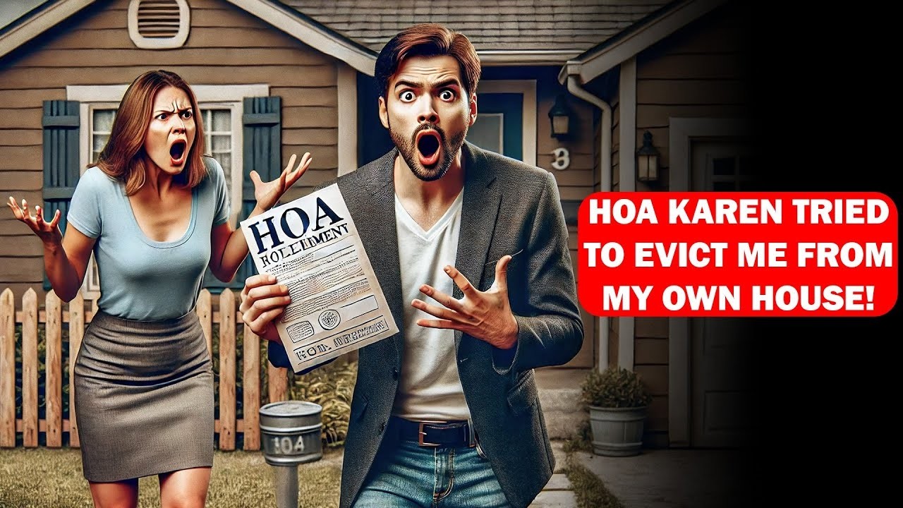 HOA claims we’re being evicted by 10 AM for rule violations—but I’m not a member and this is MY home