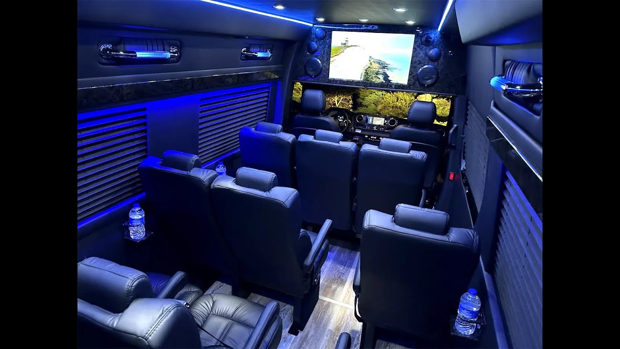 15 Passenger Executive Shuttle Road Liner 747 Auto Elite Mercedes-Benz Sprinter