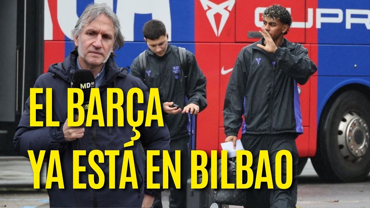 🔵🔴 BARÇA: Lamine, Pedri y Raphinha, estrellas en la llegada del Barça a Bilbao