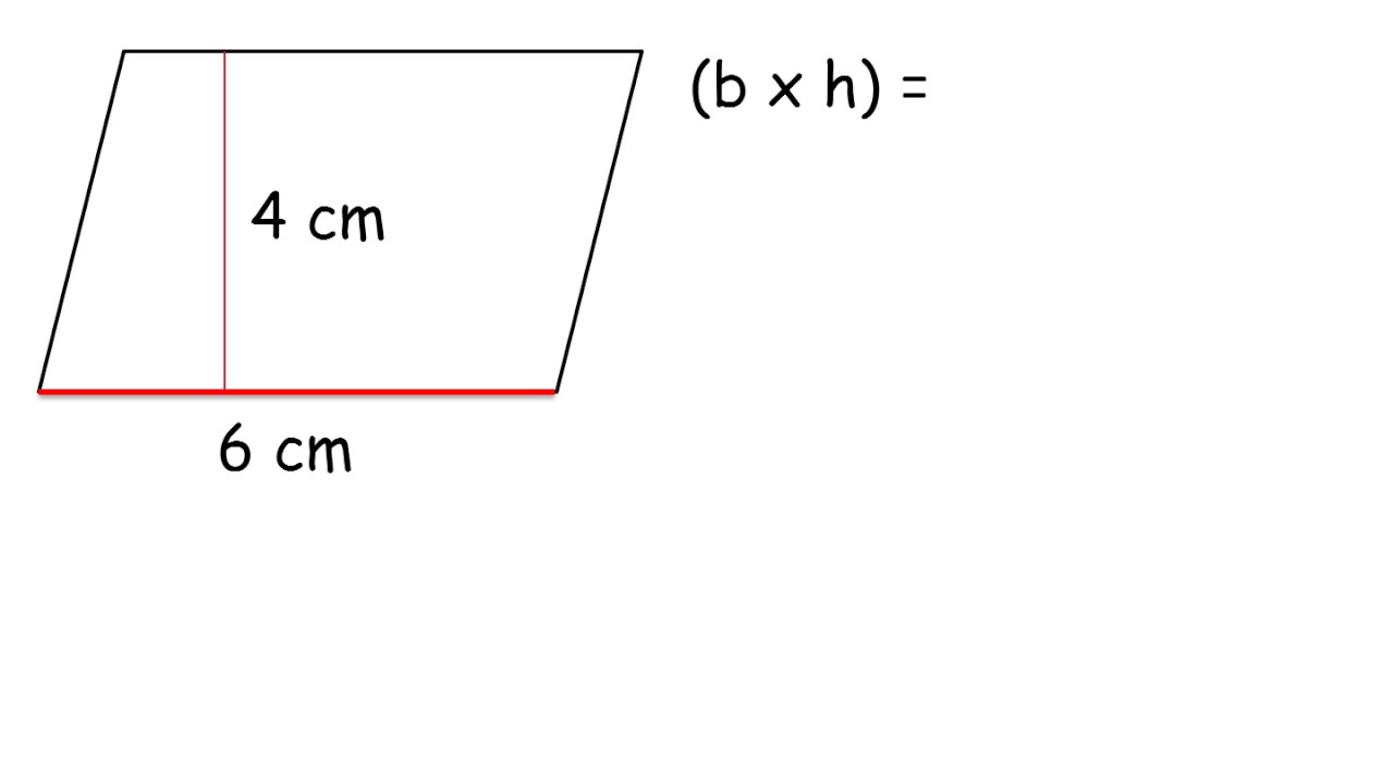 oppervlakte parallellogram