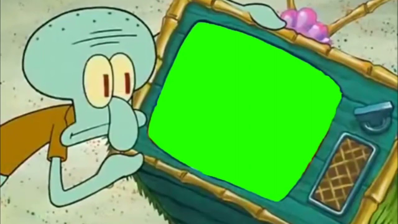 Bahan meme SpongeBob 1 + greenscreen, comot aja