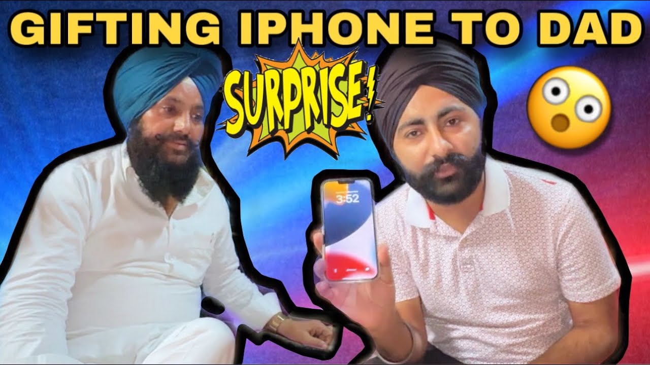 iPhone to DAD *SURPRISE GIFT* 😍😱