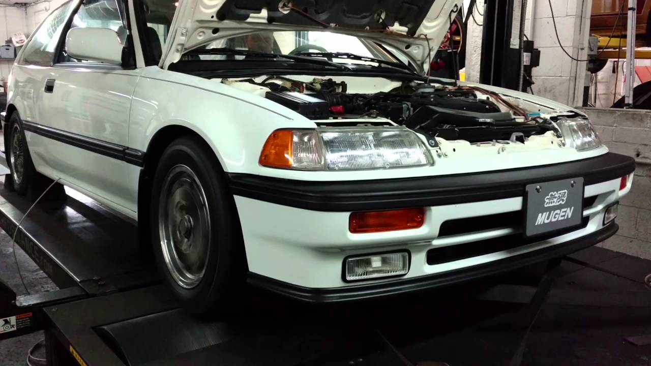 Bone Stock D16A6 Dyno 1989 Civic Si 114whp