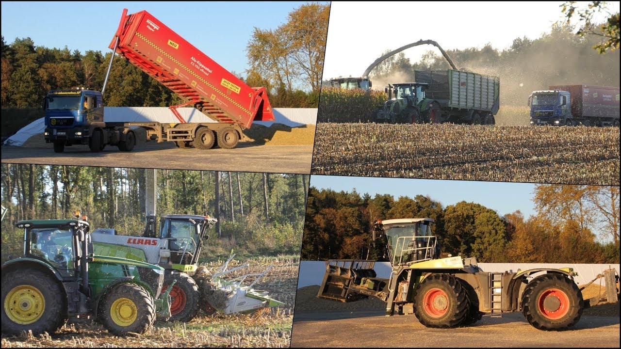 Modernste Landtechnik in der Maisernte 2017 [Krampe Prototyp|Claas Jaguar 970|Krone BigX] //4K//