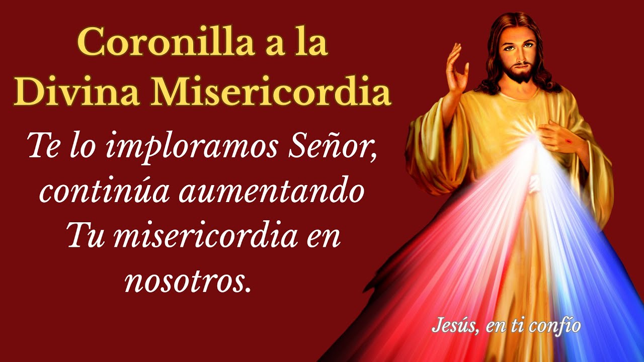 CORONILLA A LA DIVINA MISERICORDIA DE HOY. JUEVES 29 DE ENERO DE 2026.