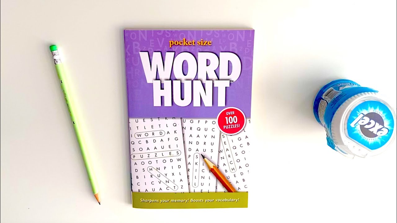 ASMR Word Hunt - Gum Chewing and Whispering