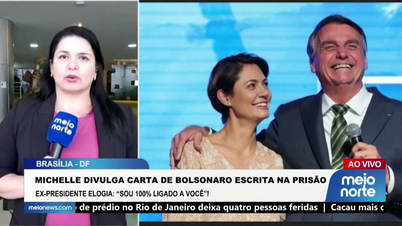 Michelle divulga carta de Bolsonaro escrita na prisão sobre aniversário de casamento | Agora Brasil