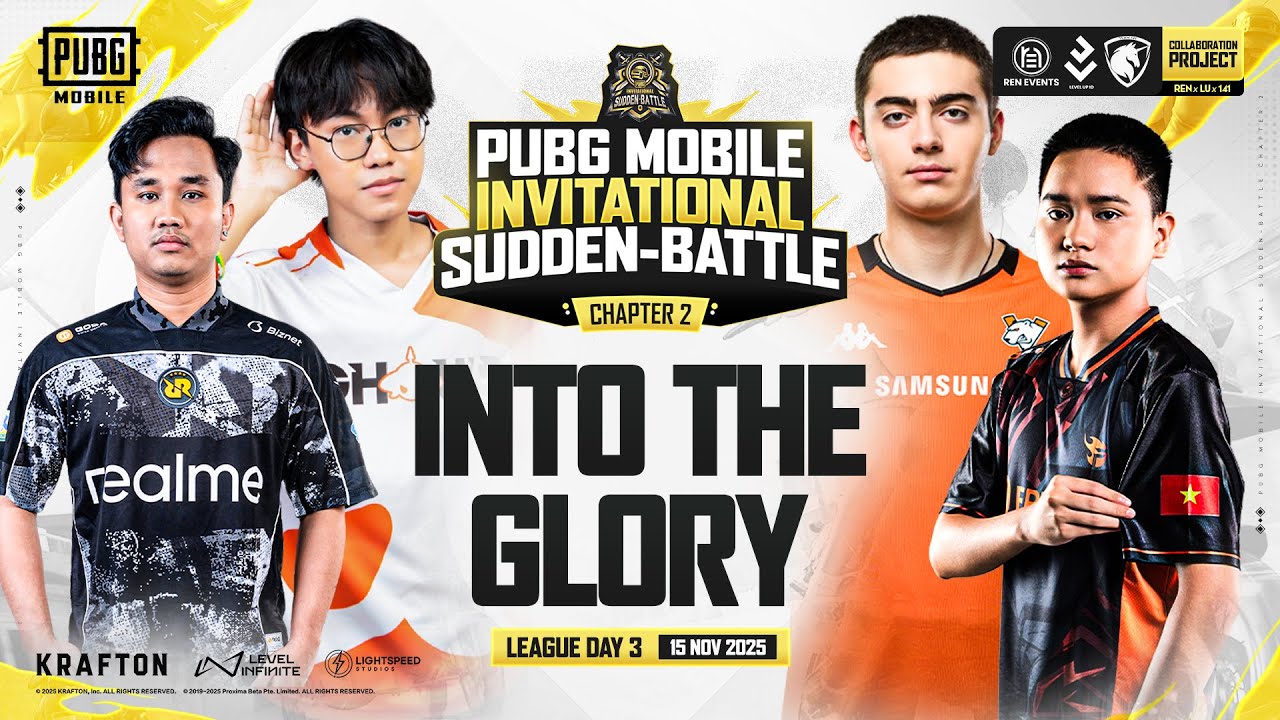 [EN] PUBG MOBILE INVITATIONAL SUDDEN BATTLE | LEAGUE DAY 3 - INTO THE GLORY. #AD #A7 #TT
