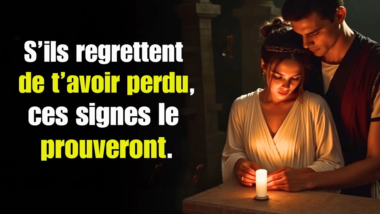 S&rsquo;ils regrettent de t&rsquo;avoir perdu, ces signes le d&eacute;montreront ! &ndash; Sto&iuml;cisme