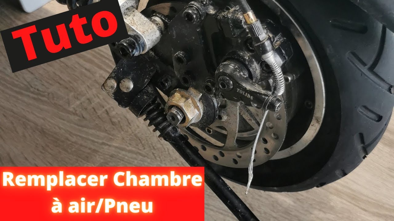 Tuto Remplacer/Changer chambre à air/pneu sur trottinette électrique  Mobygum/xiaomi/speedtrott