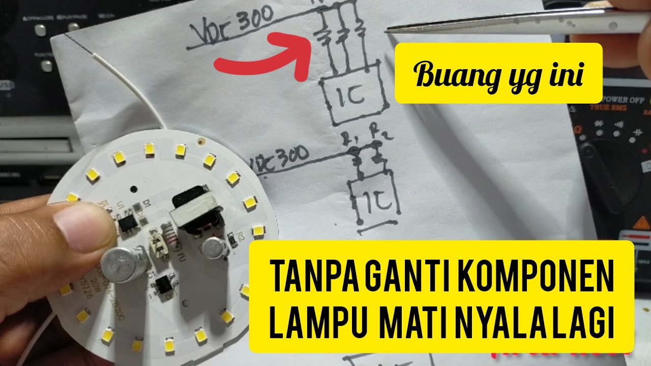 Led putus 3 biji tanpa ganti bisa  nyala awet.