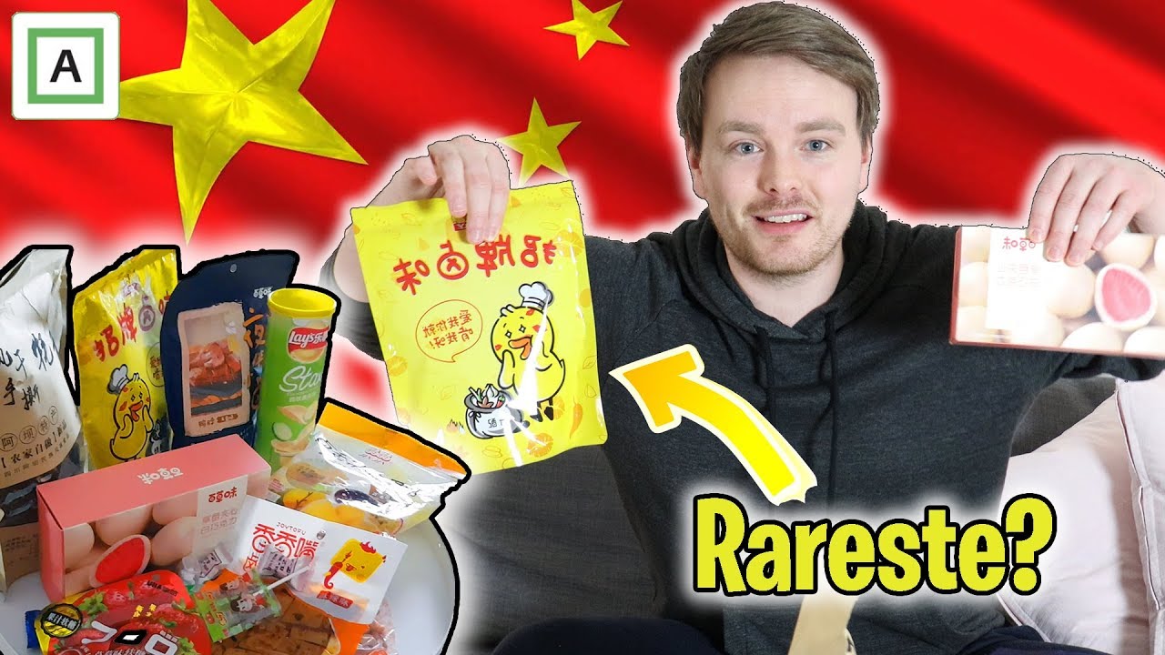 Tester Kinesisk Godteri og Snacks