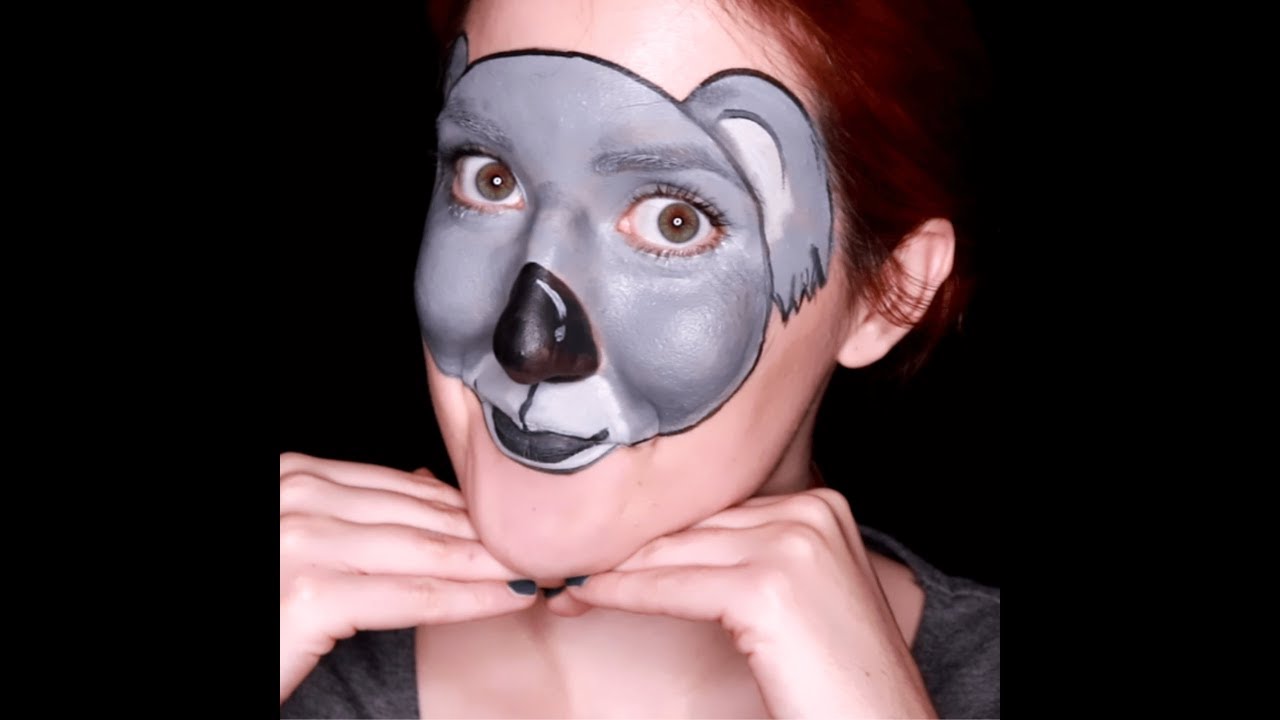 Koala Face Paint Design by Ana Cedoviste