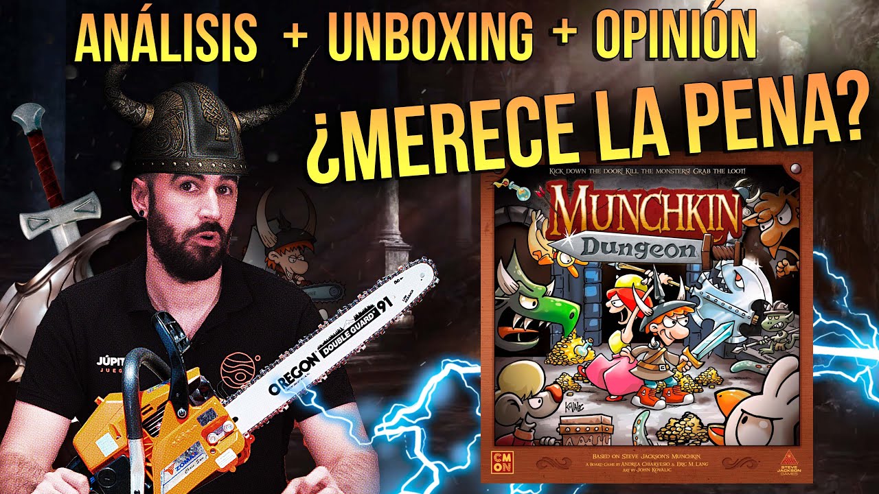 ¿MERECE LA PENA MUNCHKIN DUNGEON? (Análisis + Unboxing + Opinión)