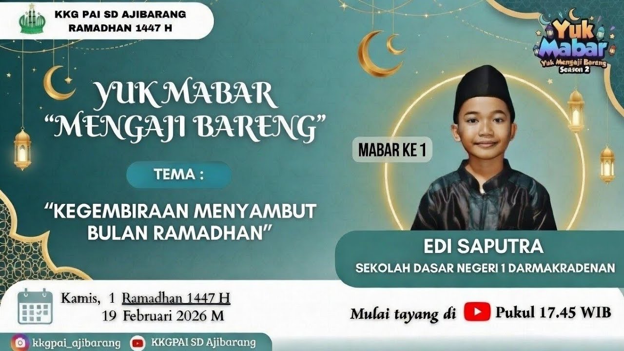 Yuk Mabar Season 2 - Stage 1 : Kegembiraan Menyambut Bulan Ramadhan