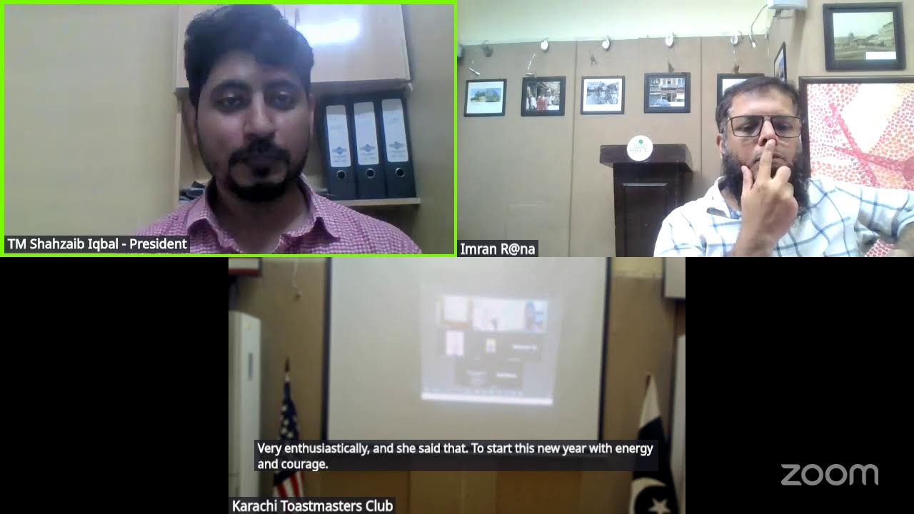 Karachi Toastmasters Meeting - Open House