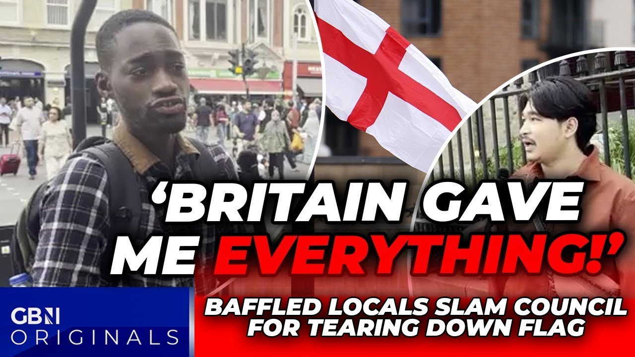 Baffled locals slam 'CRAZY' council for RIPPING down England flags: 'Britain gave me EVERYTHING!'