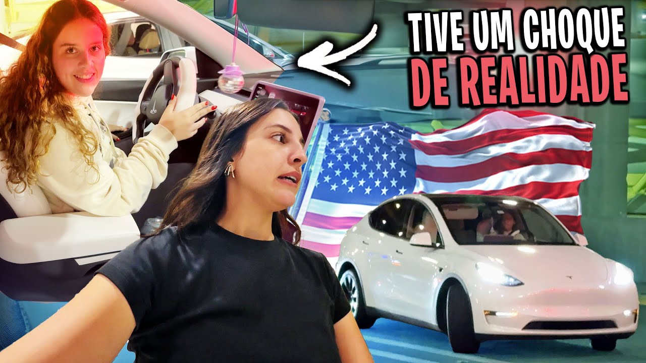 Minha irmã de 16 anos me buscou de carro no aeroporto! Quase não acreditei!