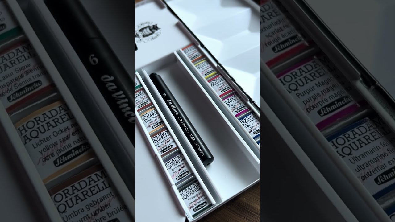 SCHMINCKE UNBOXING: Limited Horadam Watercolor Set #Shorts #Horadam #watercolour