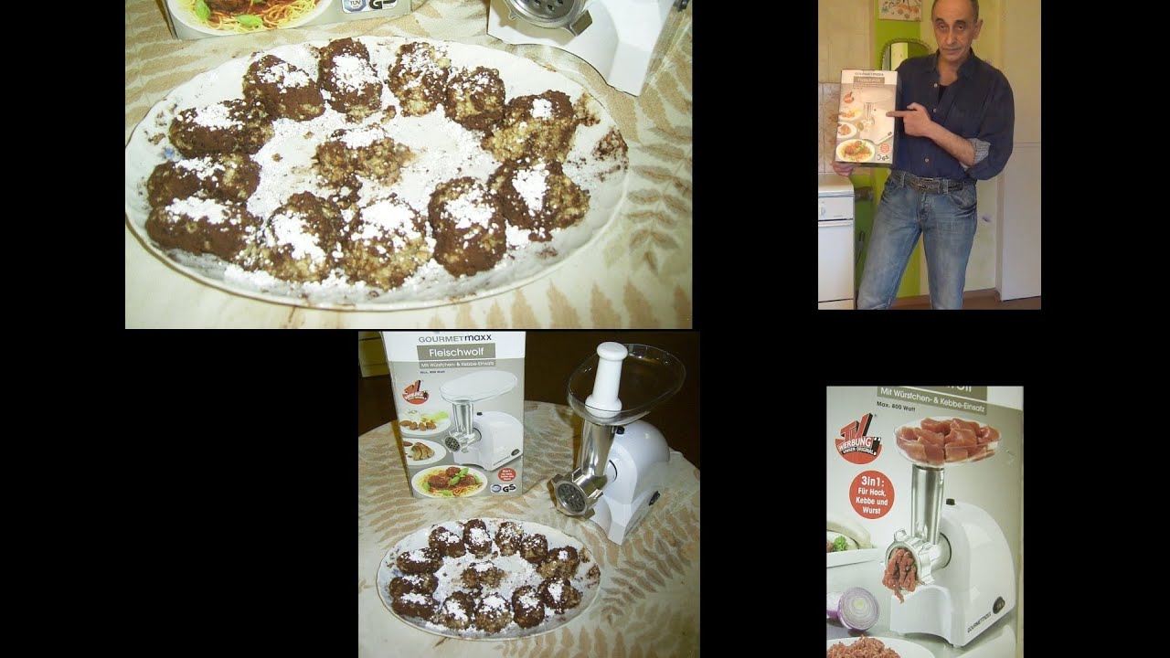 Meat grinder  GOURMETMAXX  MG-1807.We make cakes