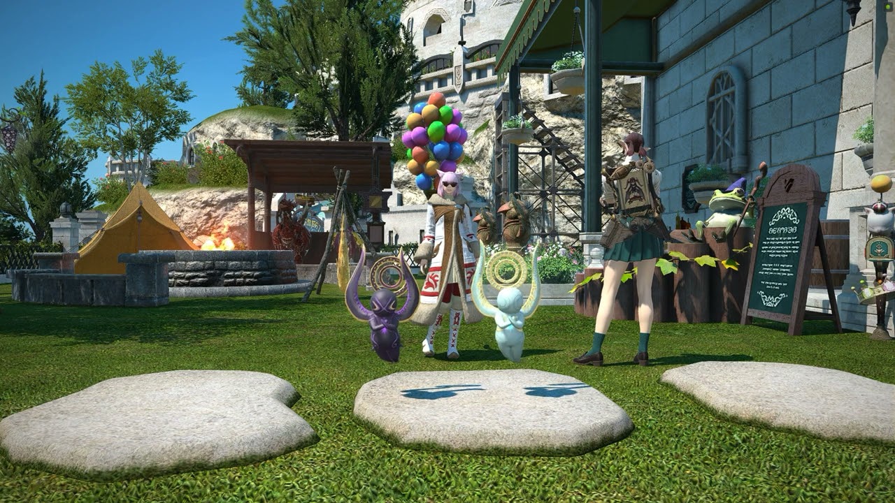 FFXIV Minion interaction: Hydaelyn and Zodiark Idol