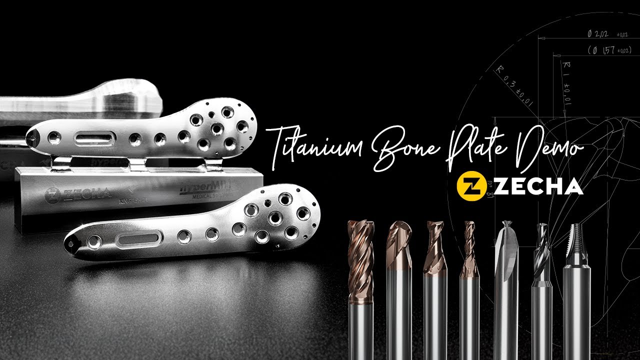 Titanium Bone Plate Demo (ZECHA x Hypermill Collab)