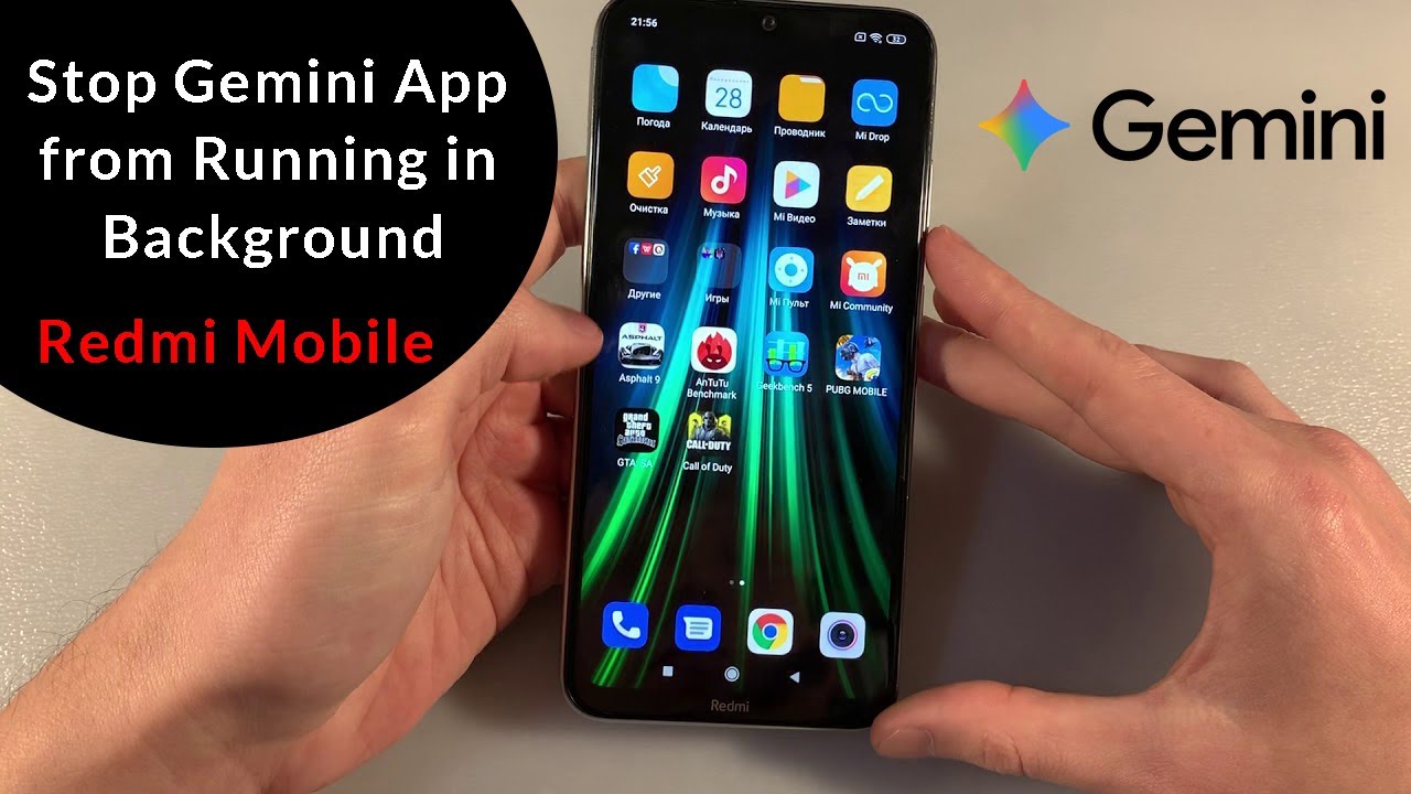 How to Stop Gemini App from Running in the Background Xiaomi Redmi Mobile?