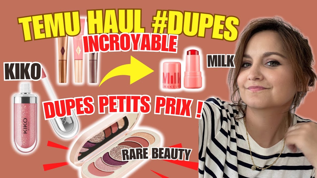 BIG HAUL TEMU des DUPES INCROYABLES ! DES grandes marques à petit prix ! WoW 😱