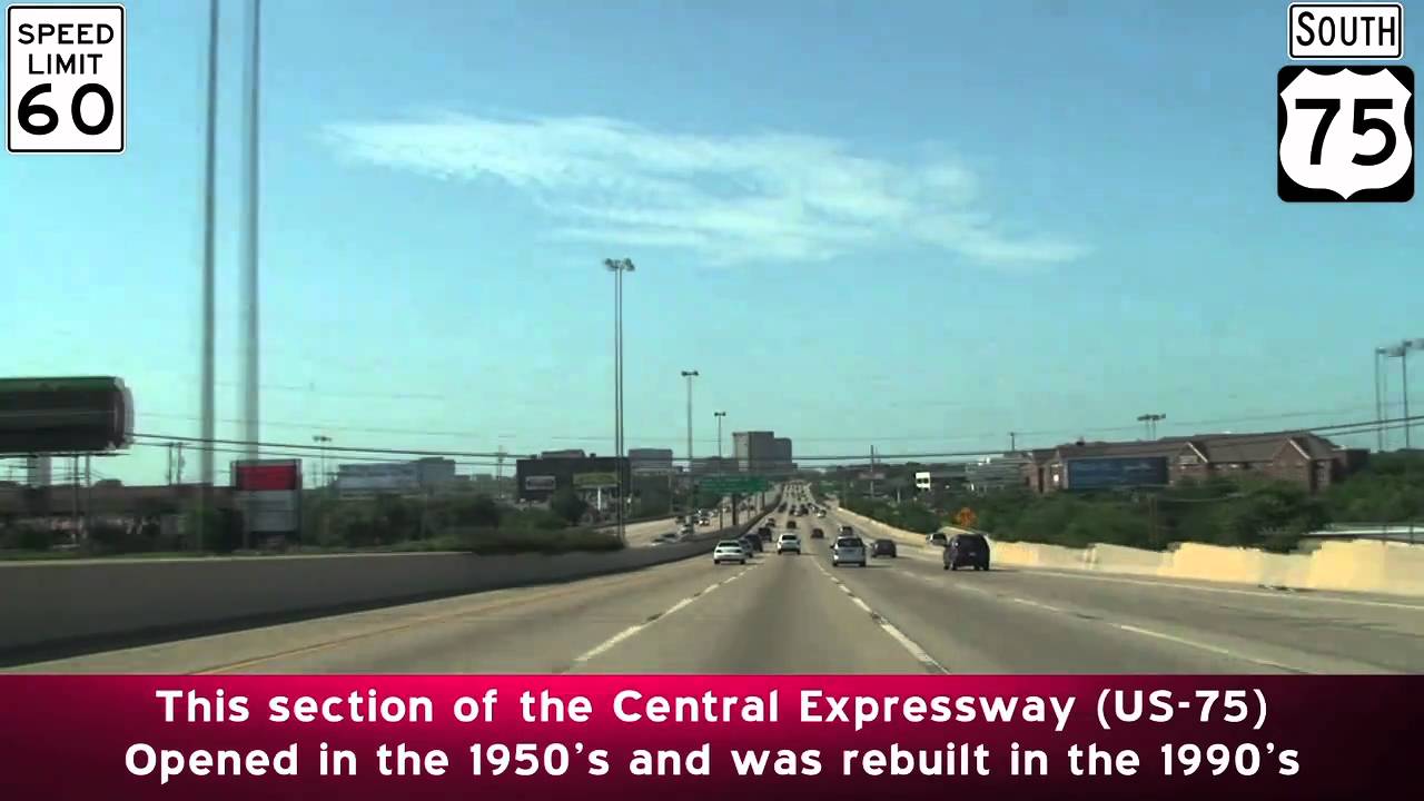 Dallas Texas US-75 South to I-30 West REMIX