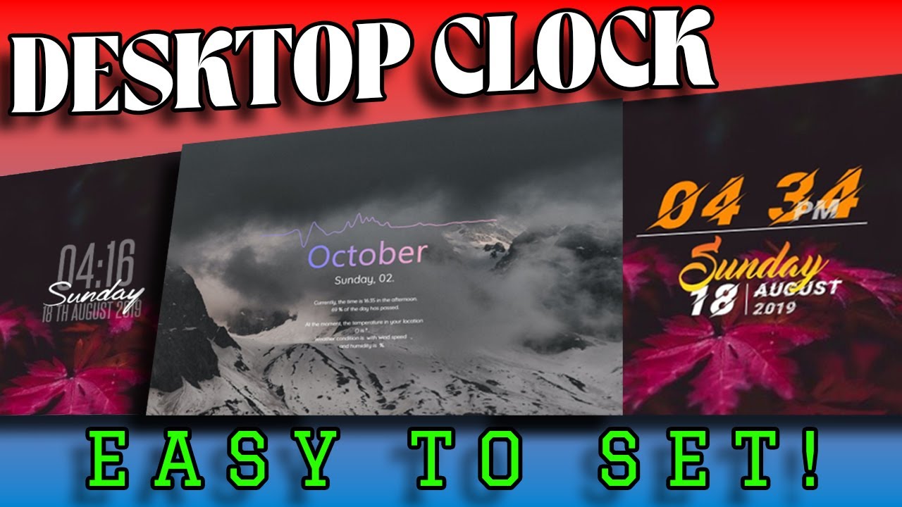 Transform Your Desktop with This Clean Clock Skin ⏰ (No BS Setup!)