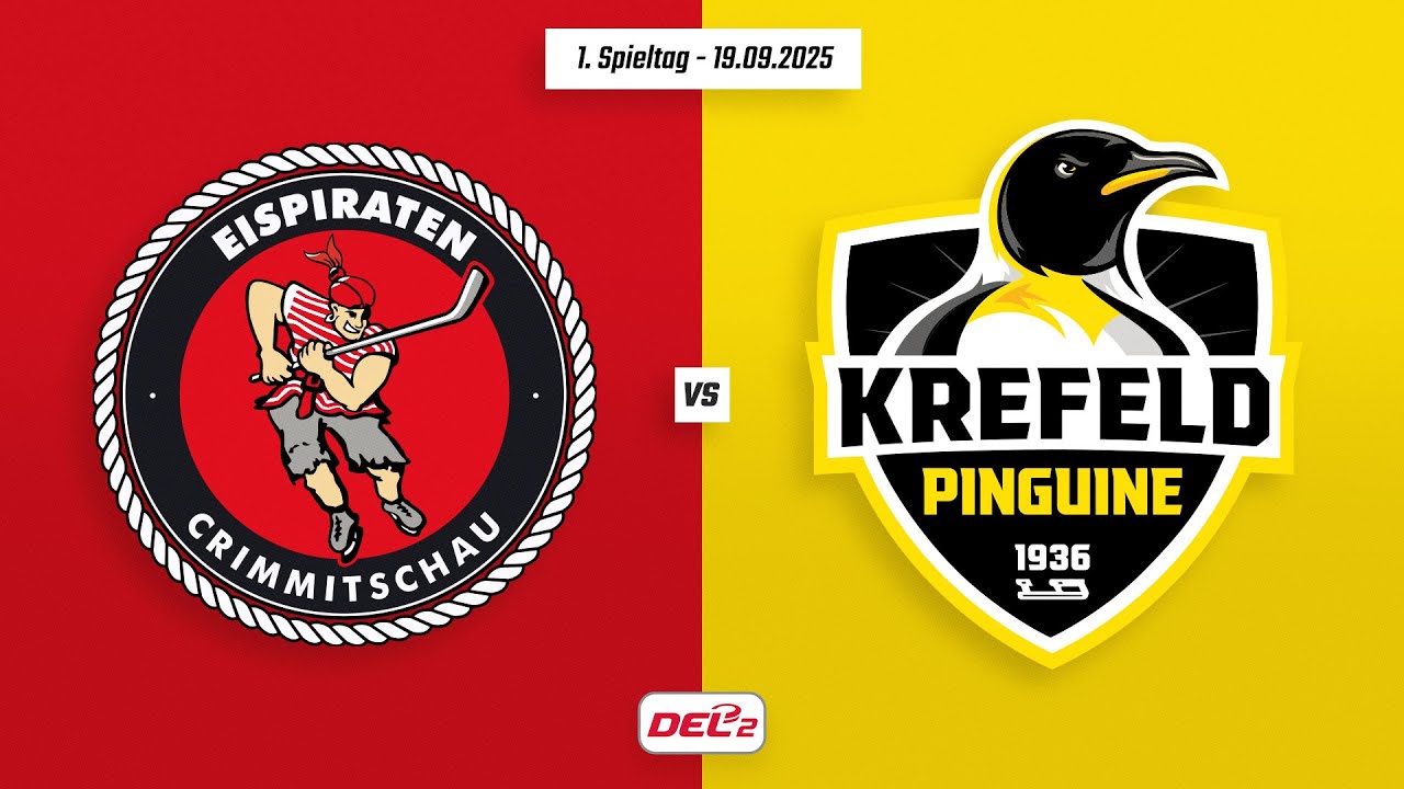 1. Spieltag DEL2 | Eispiraten Crimmitschau vs. Krefeld Pinguine | Game Highlights