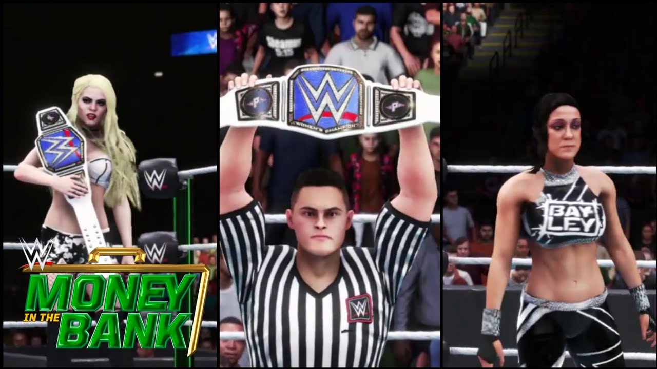 WWE 2K20 MITB PAIGE VS BAYLEY - SMACKDOWN WOMEN'S CHAMPIONSHIP