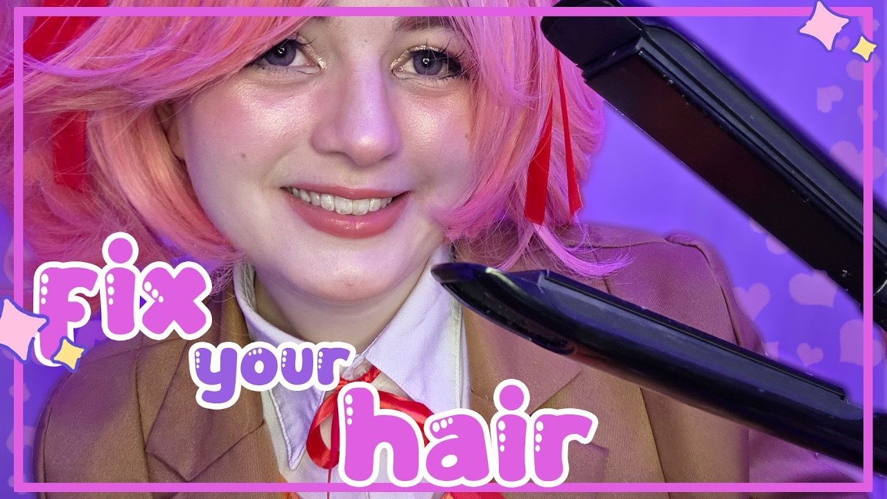 ASMR Natsuki styles your hair (personal attention) 💖 DDLC roleplay