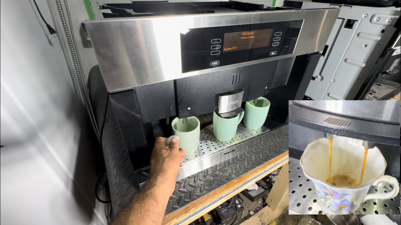 Miele coffee maker not making coffee  cva4070| how to replace 9817963