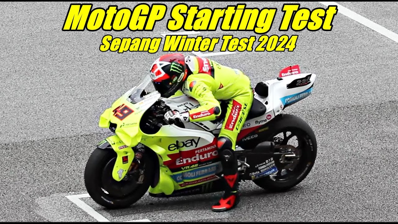 MotoGP Seapng Winter Test 2024 - Starting Test