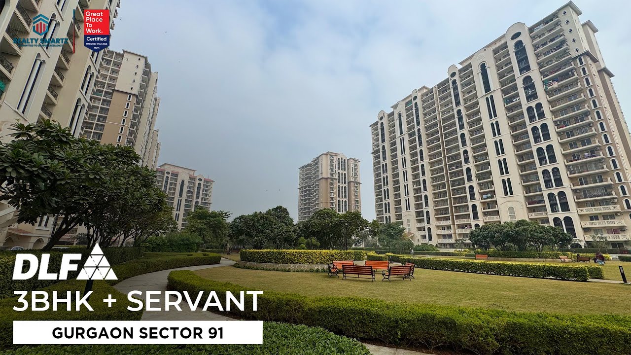 Best Ready-to-Move DLF Project Under ₹2.5 Cr | 3 BHK + Servant | Sector 91 Gurgaon | Code 037