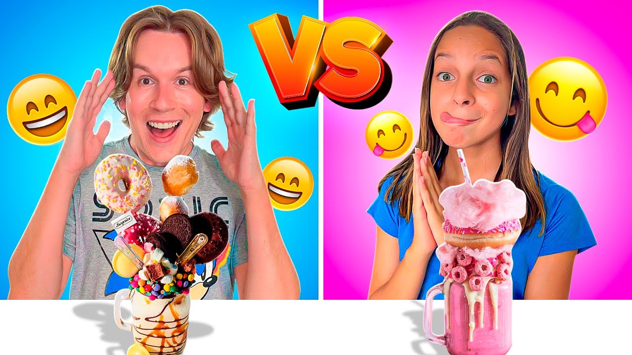 QUEM FAZ O MELHOR MILKSHAKE COM INGREDIENTES SECRETOS GANHA | Tio Lucas e Laila