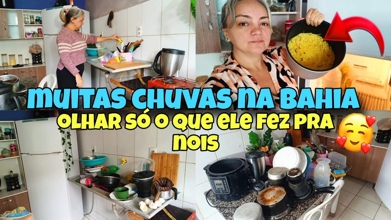 ✨ muita CHUVA aqui Na BAHIA 🥰 nossa rotina da manhã | OLHA SO O QUE MEU ESPOSO FEZ PRA NÓS 