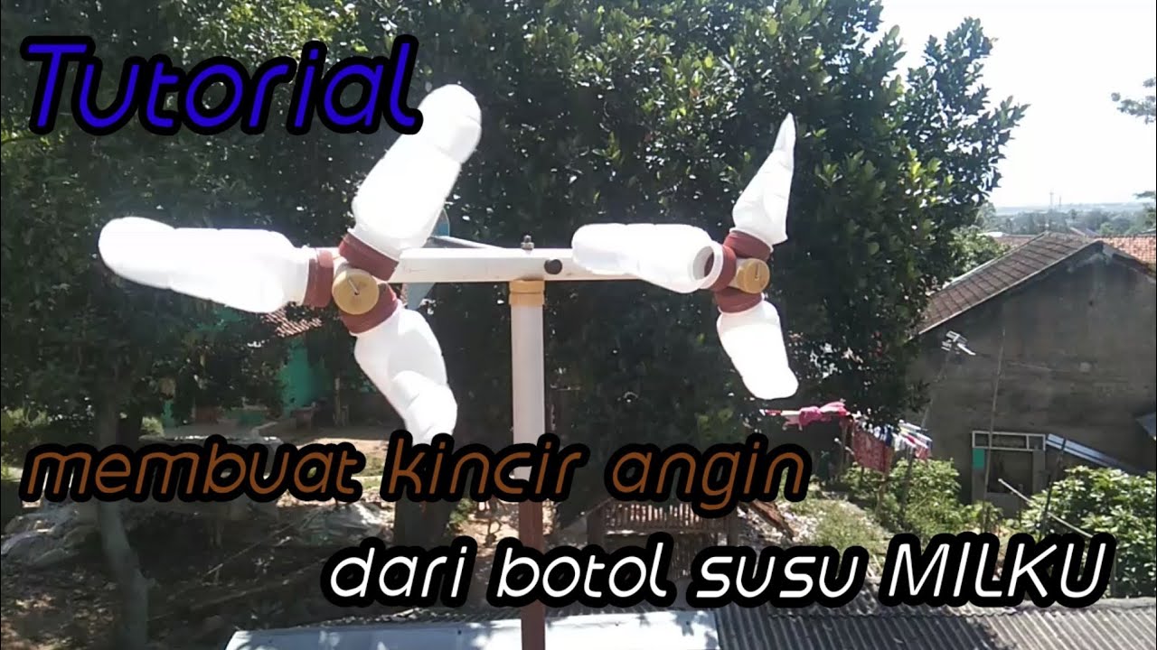cara membuat kincir angin dari botol susu milku#handmade#craft#@irwana23