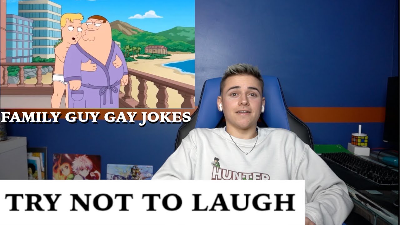 TRY NOT TO LAUGH OR SMILE - Family Guy roasting gays