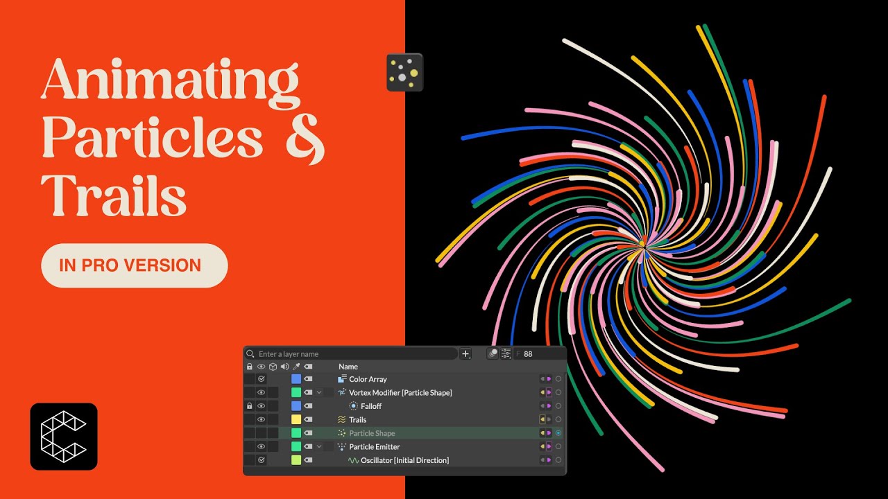 Animating Particles & Trails | Fun Spiral Animation in Cavalry App with Particle System (PRO)