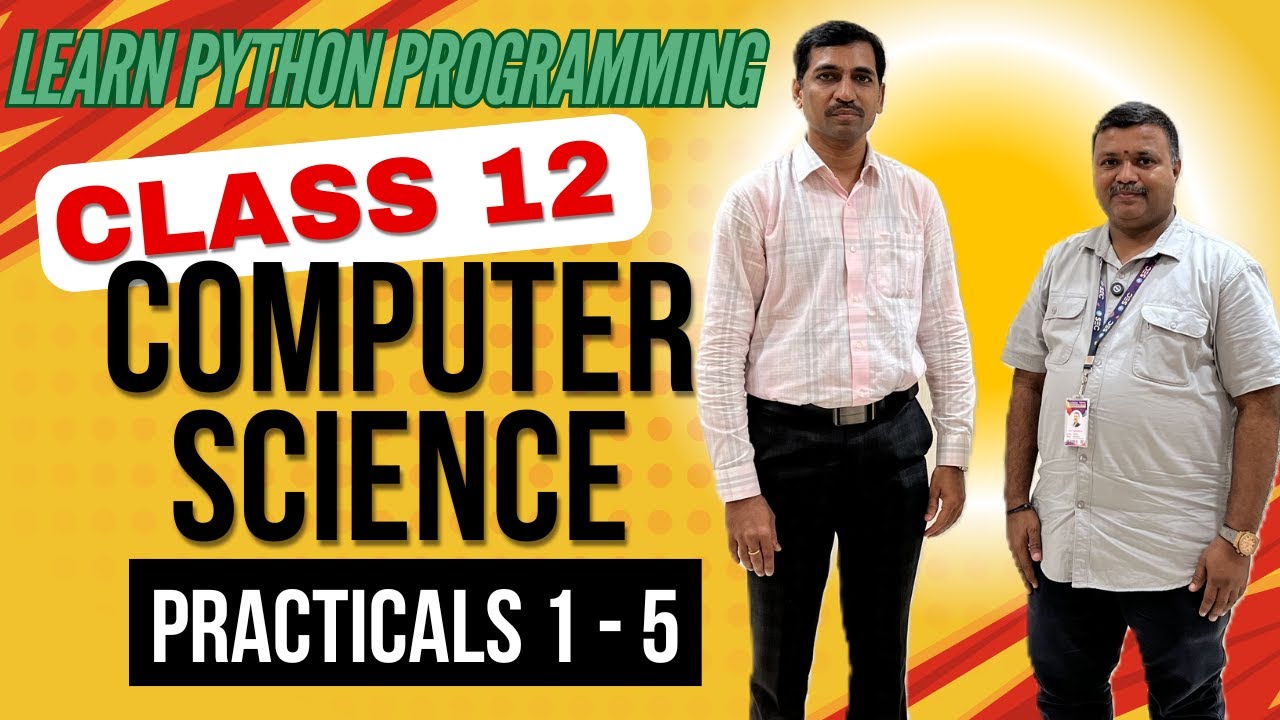 Class 12 Computer Science Practical Python Programming