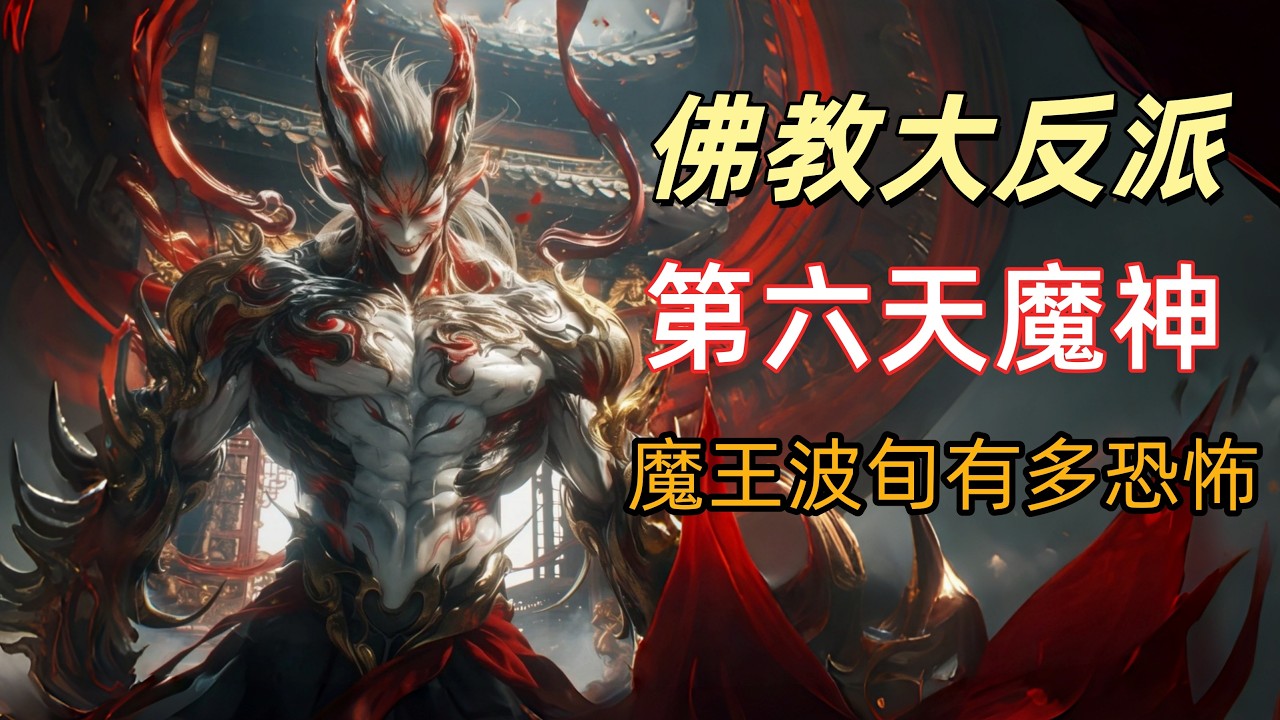 佛教最可怕的大反派，魔王波旬有多恐怖？佛陀成道前，帶著八十億魔軍前來阻攔，誘惑佛陀、假扮佛陀、逼佛陀涅槃|佛教第一魔王，不是妖怪，而是天界之主！魔王波旬真實身分曝光