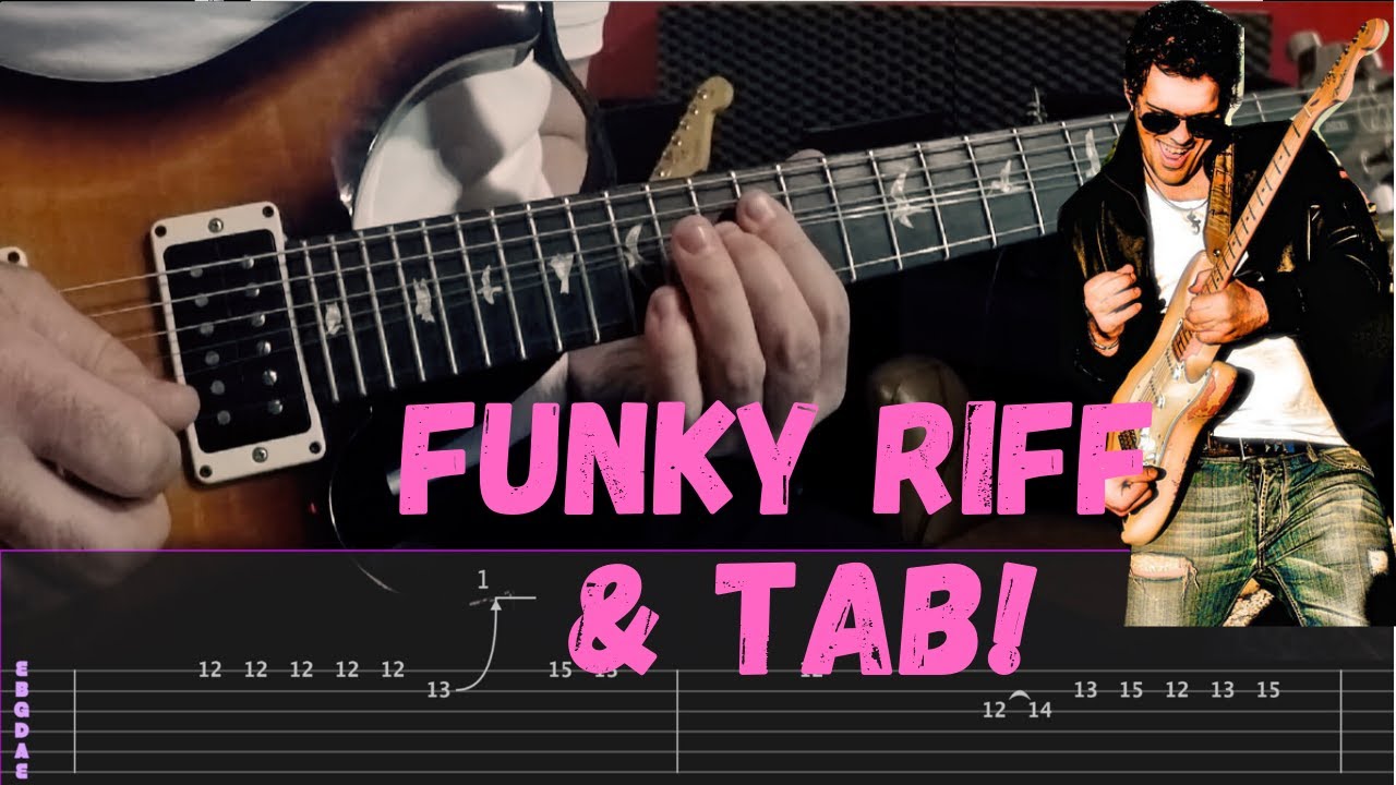 Figli Delle Stelle Tab Riff Funky Di Tutte Le Chitarre - Alan Sorrenti Cover